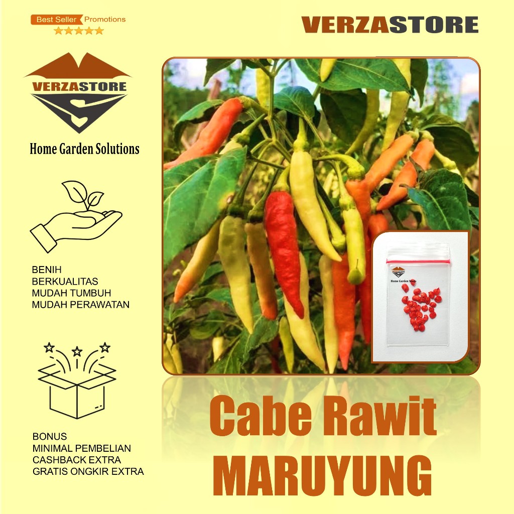 Biji Benih Cabe New MARUYUNG Cabai Rawit Unggul /20 Biji