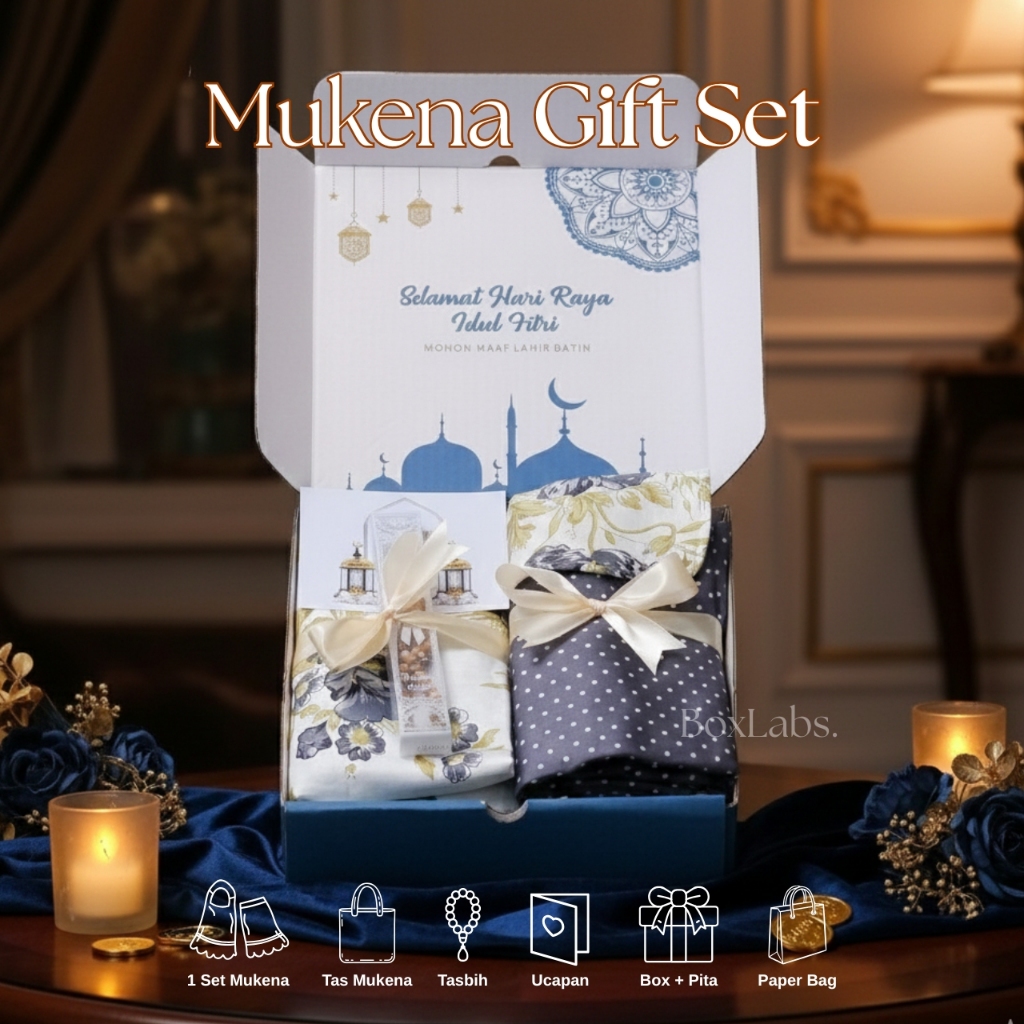 Hampers Mukena Dewasa Rayon Premium | Hampers Lebaran Mukena Premium