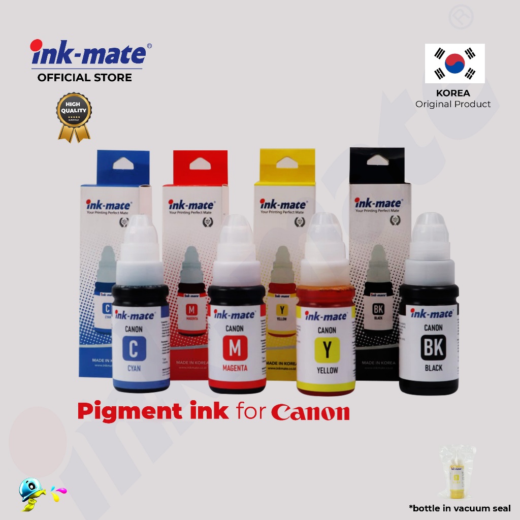 Tinta Canon Pigment Inkmate - IP2770, MP287, MP258, G1000, G1010 100mL