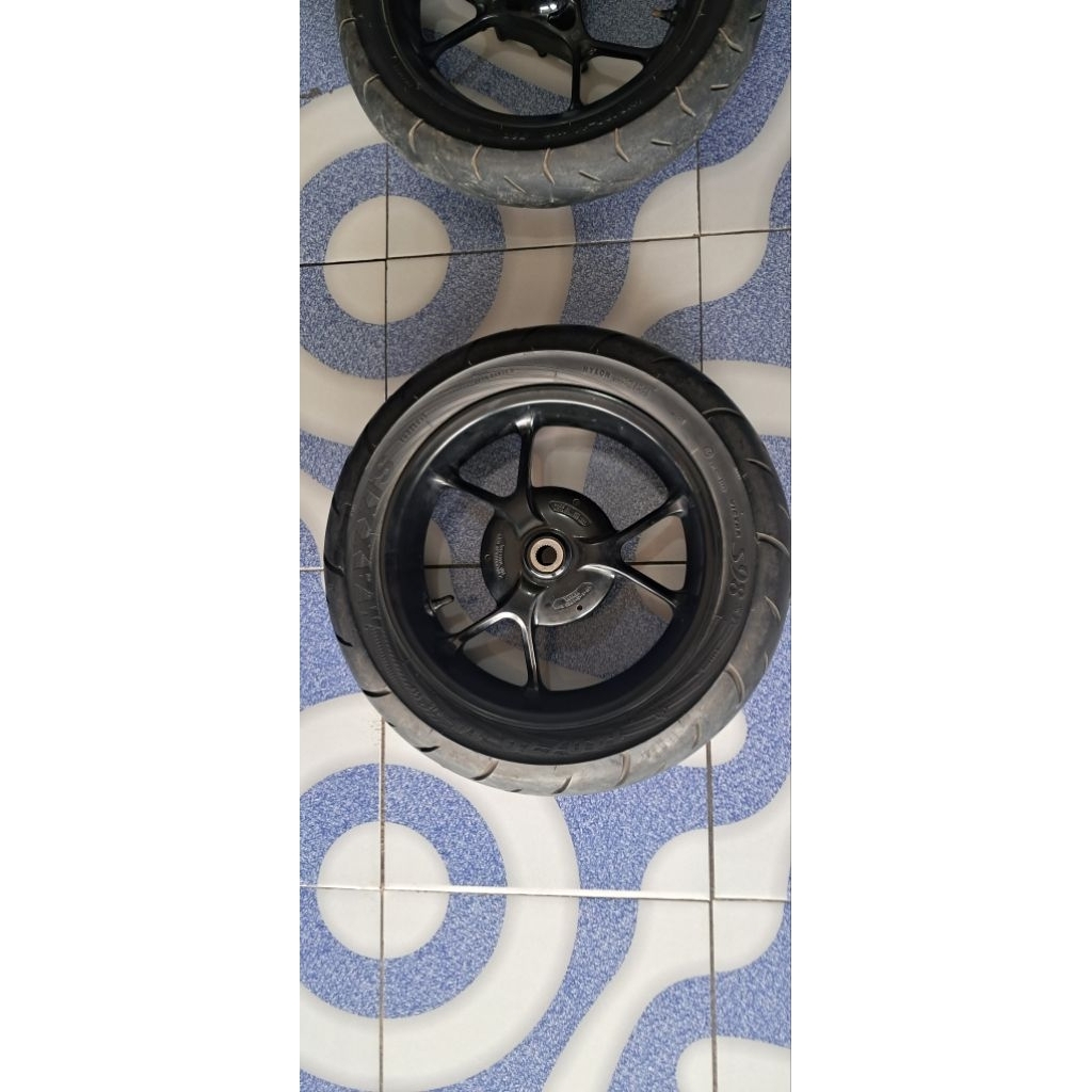 velg yamaha aerox plus ban original bekas copotan 2020