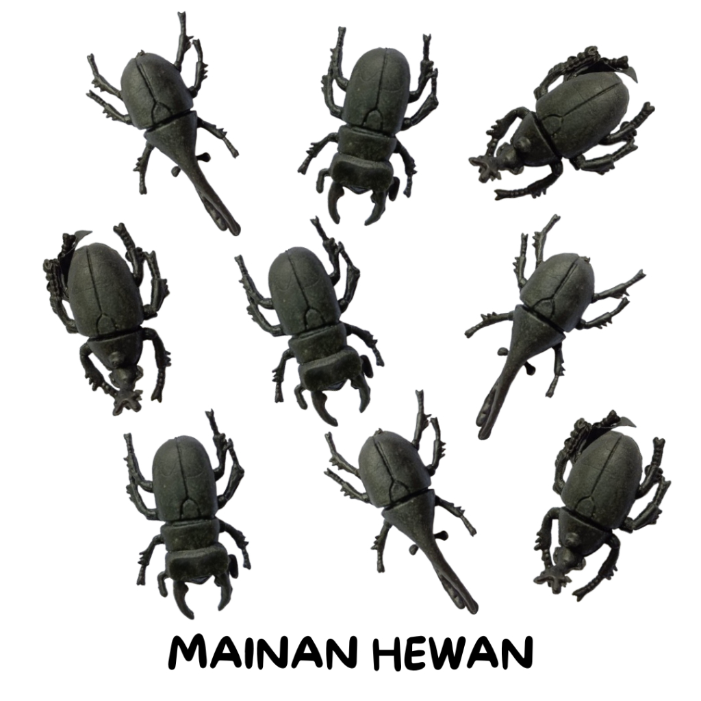 BINATANG SERANGGA - MAINAN PRANK SERANGGA HITAM - HEWAN REPLIKA