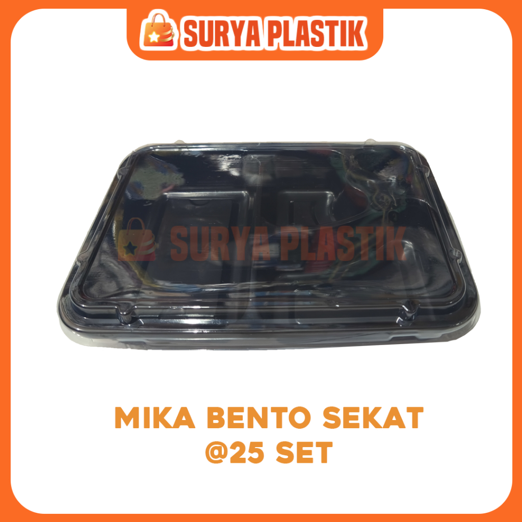 MIKA BENTO SET GROSIR @25 SET CATERING MAKANAN YAKINIKU HOKBEN JUALAN PESTA