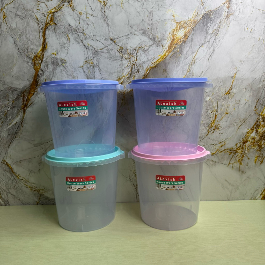 ( 6 PCS ) TOPLES PEYELE 3 LITER ALEXISH / TOPLES KERUPUK / TOPLES KUE / TOPLES TUTUP RAPAT / TOPLES 