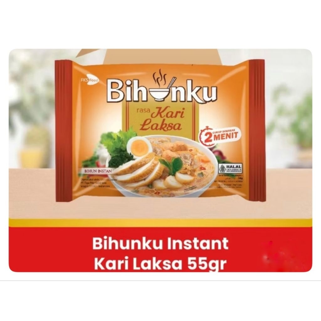 Bihunku Bihun Instan Kari Laksa 55gr