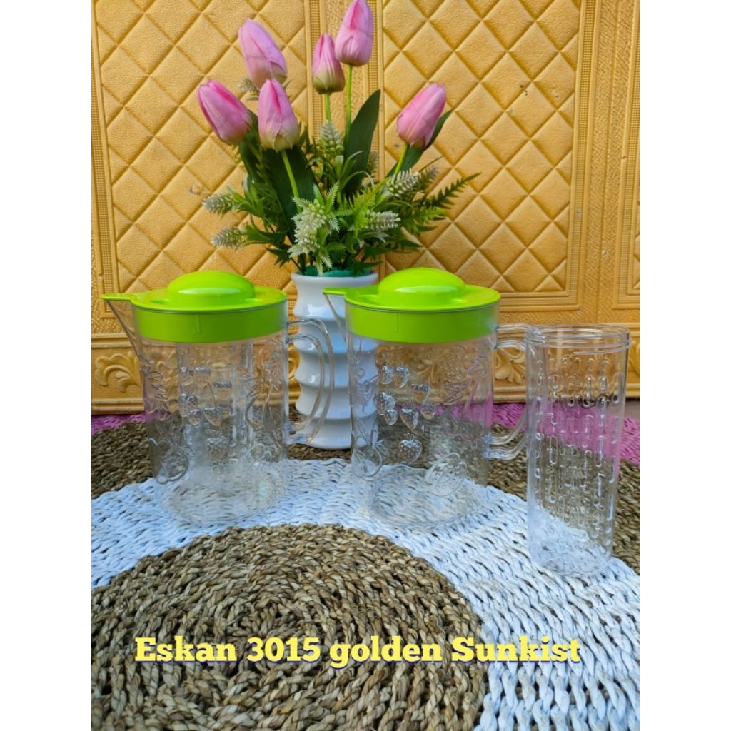 Eskan Golden Sunkist/Eskan kaca cantik/eskan saringan