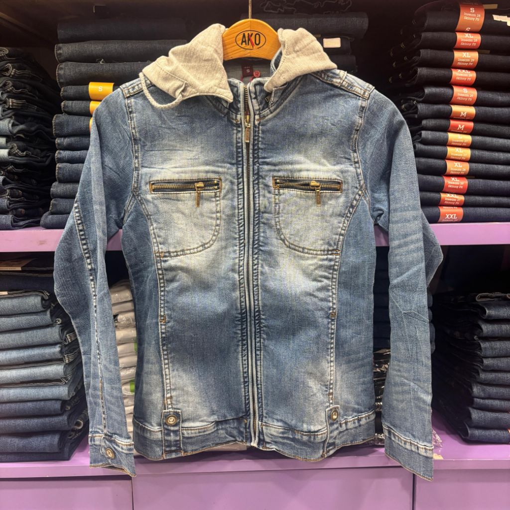 Jaket Wanita Denim Ako -0404