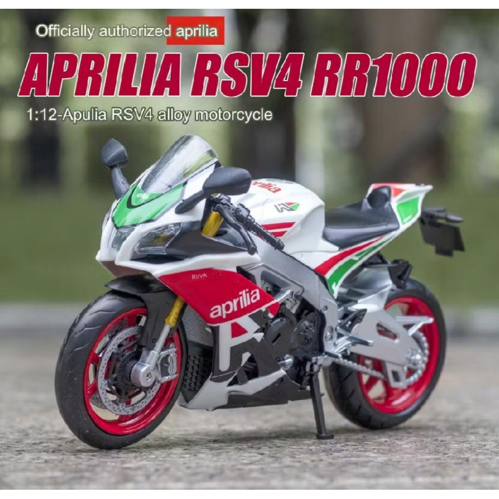 Diecast Motor Sport Aprilia Livery Misano 1/12