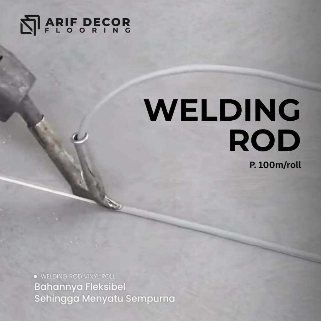 Welding rod vinyl penyambung antar vinyl roll panjang 100m 4mm | welding rood penyambung karpet viny