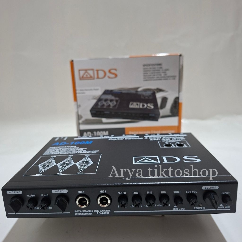 Pream Parametrik ADS AD 100M Parametrik Equalizer Karaoke