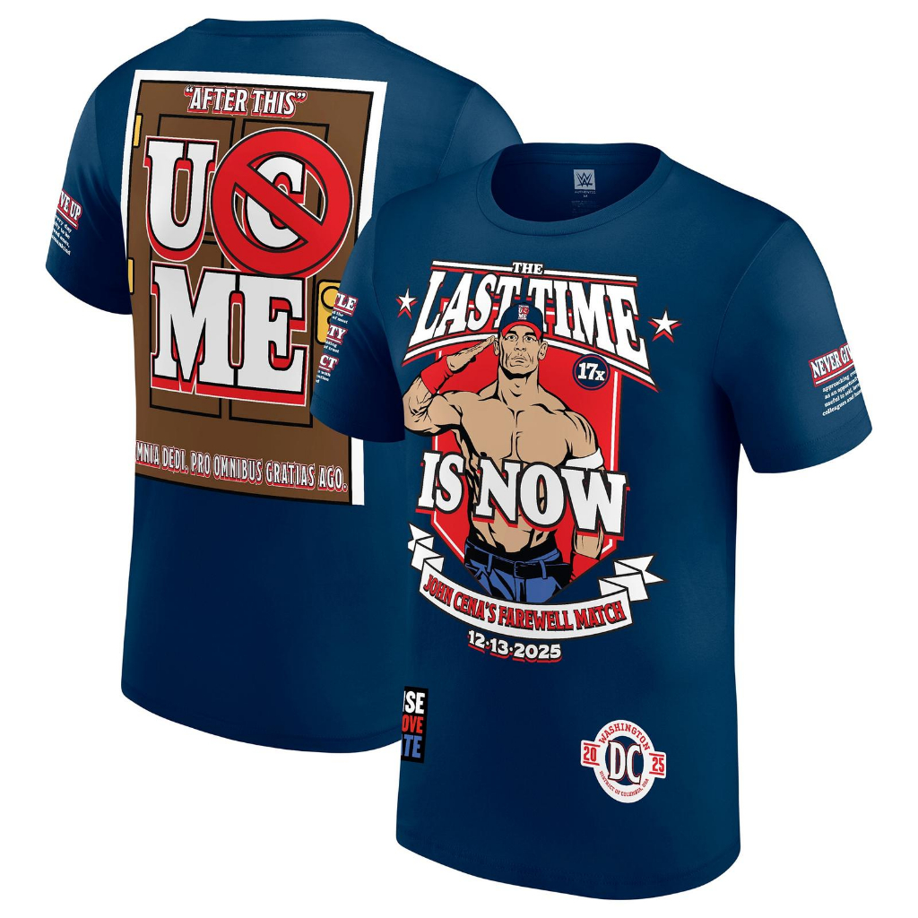 [KAOS] John Cena "Farewell Tour" Collection T-Shirt Part 4 [Wrestlepalooza, Perth, Boston, New York 
