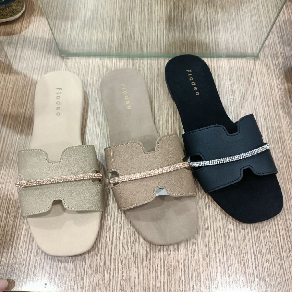 sandal flat wanita FLADEO original