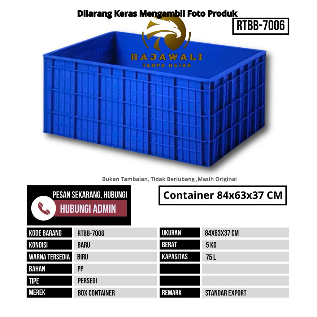 Box Container Rabbit Ukuran 84x63x37 cm RTBB7006