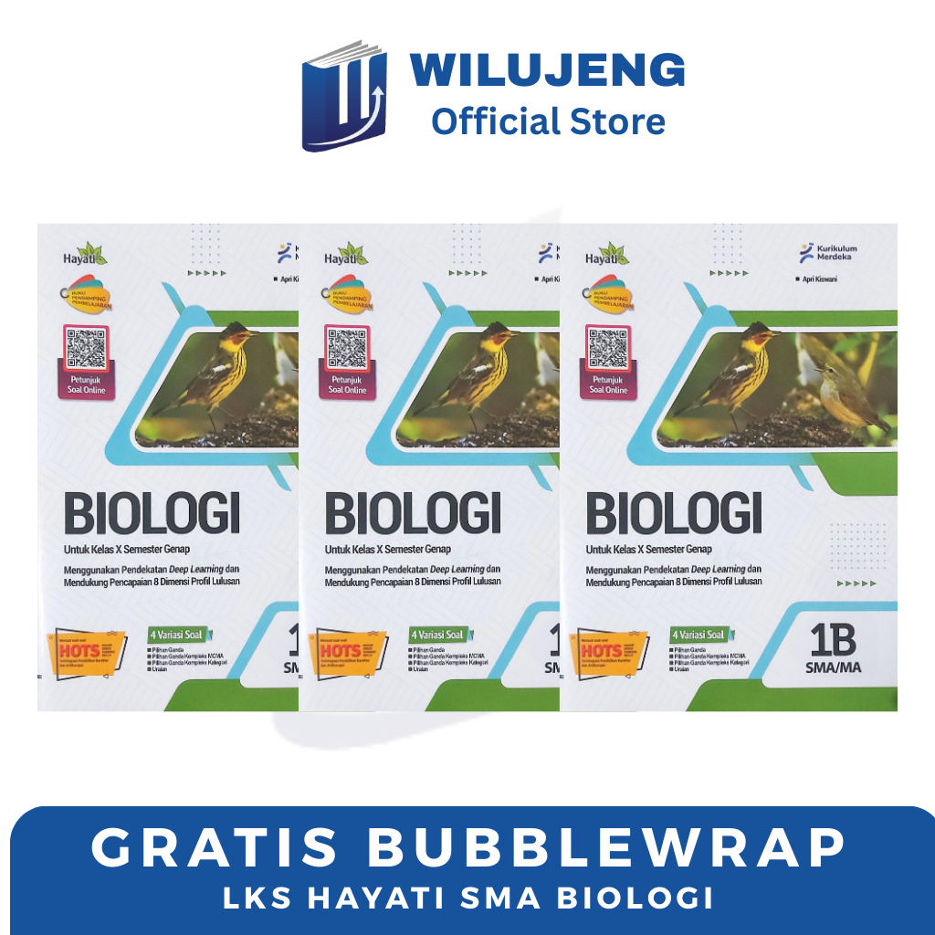 LKS Hayati Biologi Kelas 10 11 12 Semester Ganjil & Genap SMA MA Grahadi Kurikulum Merdeka