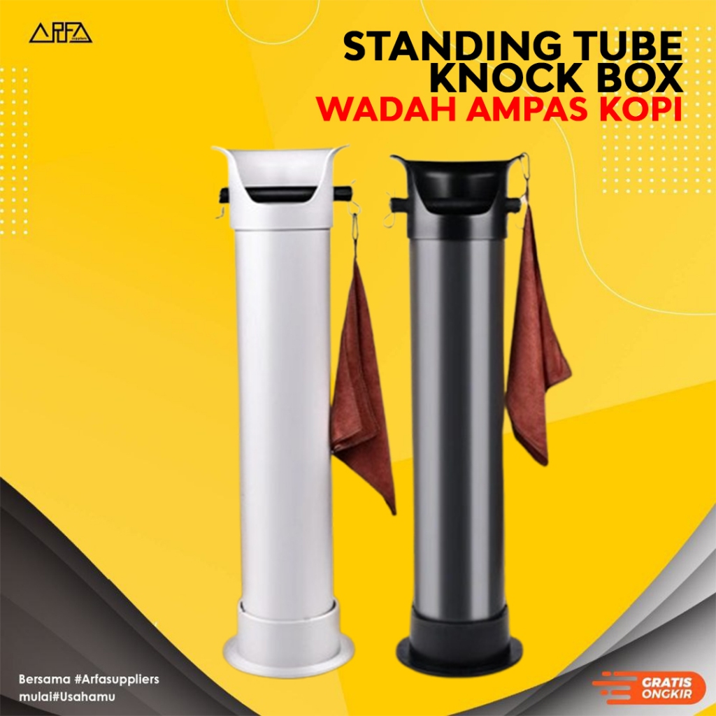 Standing Tube Knock Box Wadah Ampas Kopi