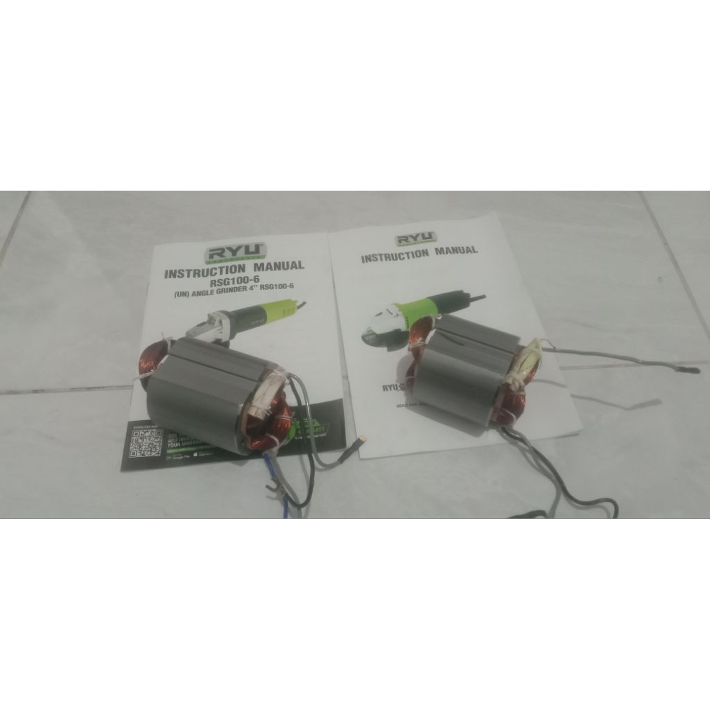 stator bantalan gerinda Ryu rsg 100-6/100-3 original