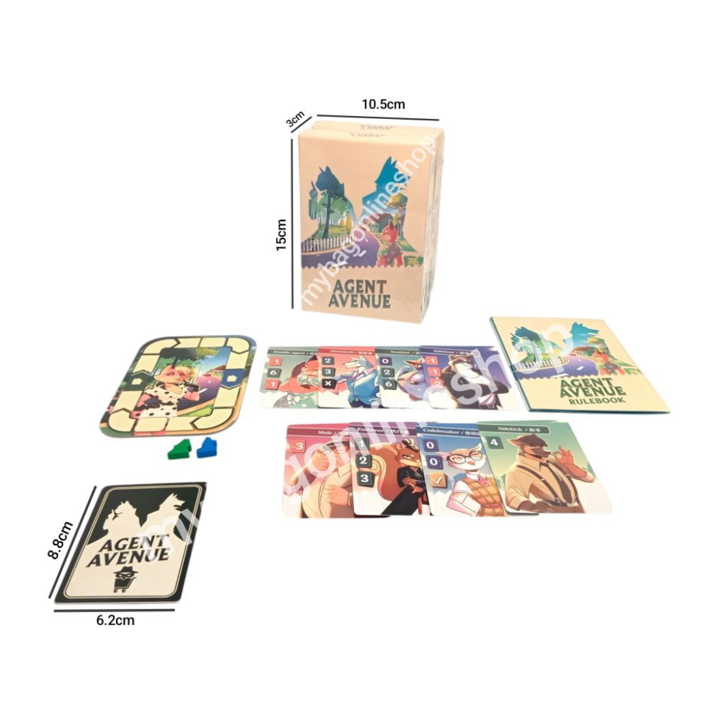 Agent Avenue Card Game Permainan Mata-Mata