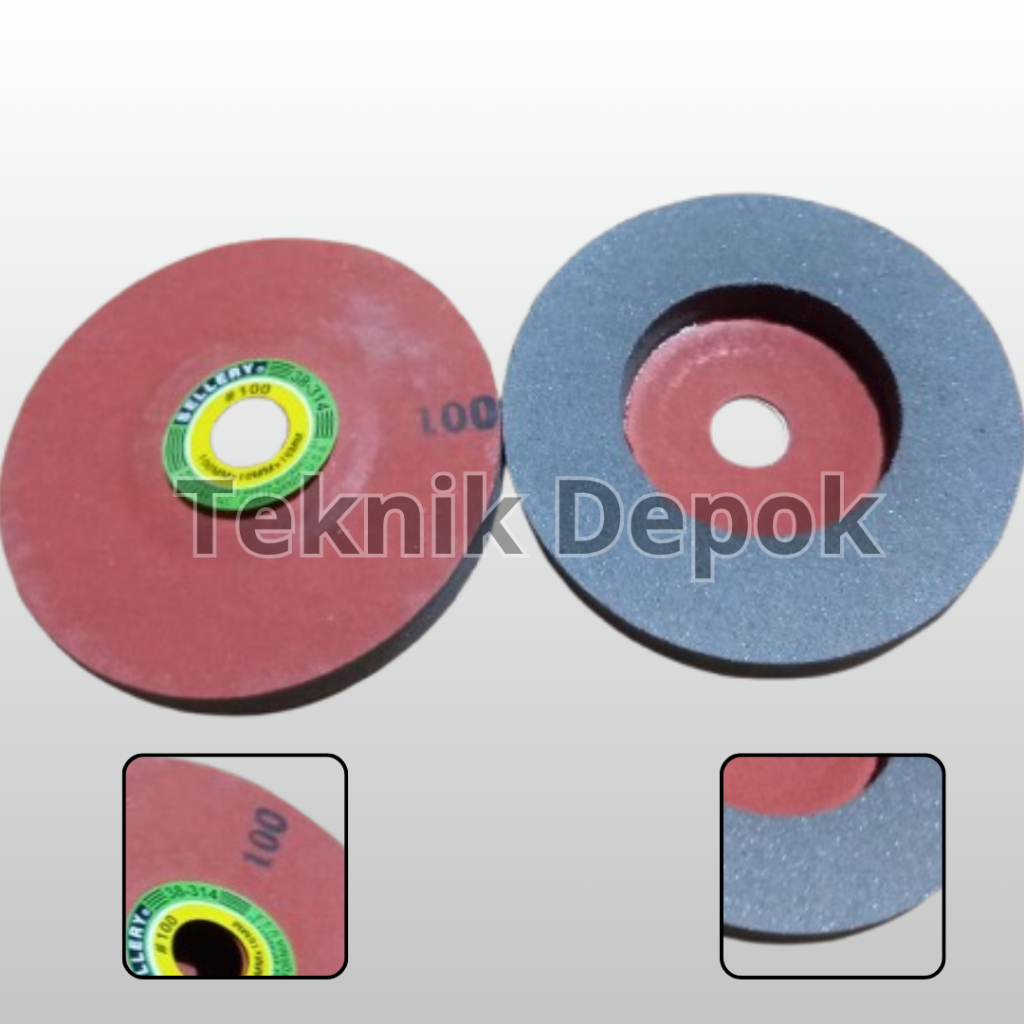 PVA Spongy Grinding Wheel Grit 100 Sellery Gurinda Spons Batu Gerinda Poles 4 inch Grade #100 Diamet