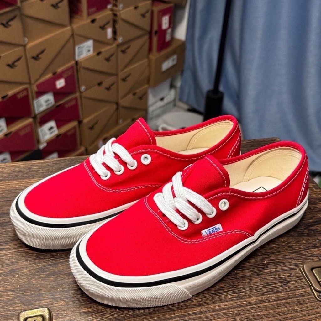 VANS AUTHENTIC 44 DX ANAHEIM FACTORY RACING RED CHILI WHITE ORIGINAL