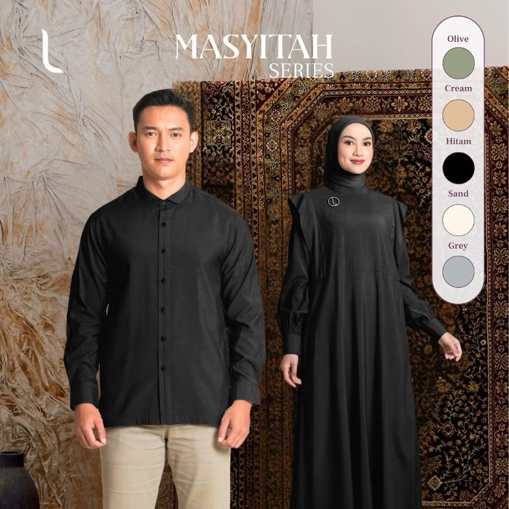 Gamis Basic Masyitah Elzatta Hijab Gamis Couple Muslim