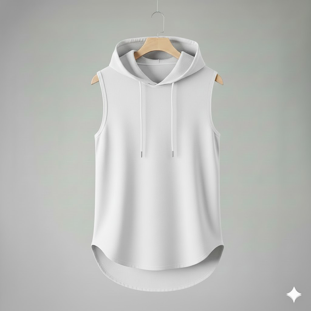 kaos pria Topi Tanpa Lengan Kaos Polos Hoodie Tanpa Lengan