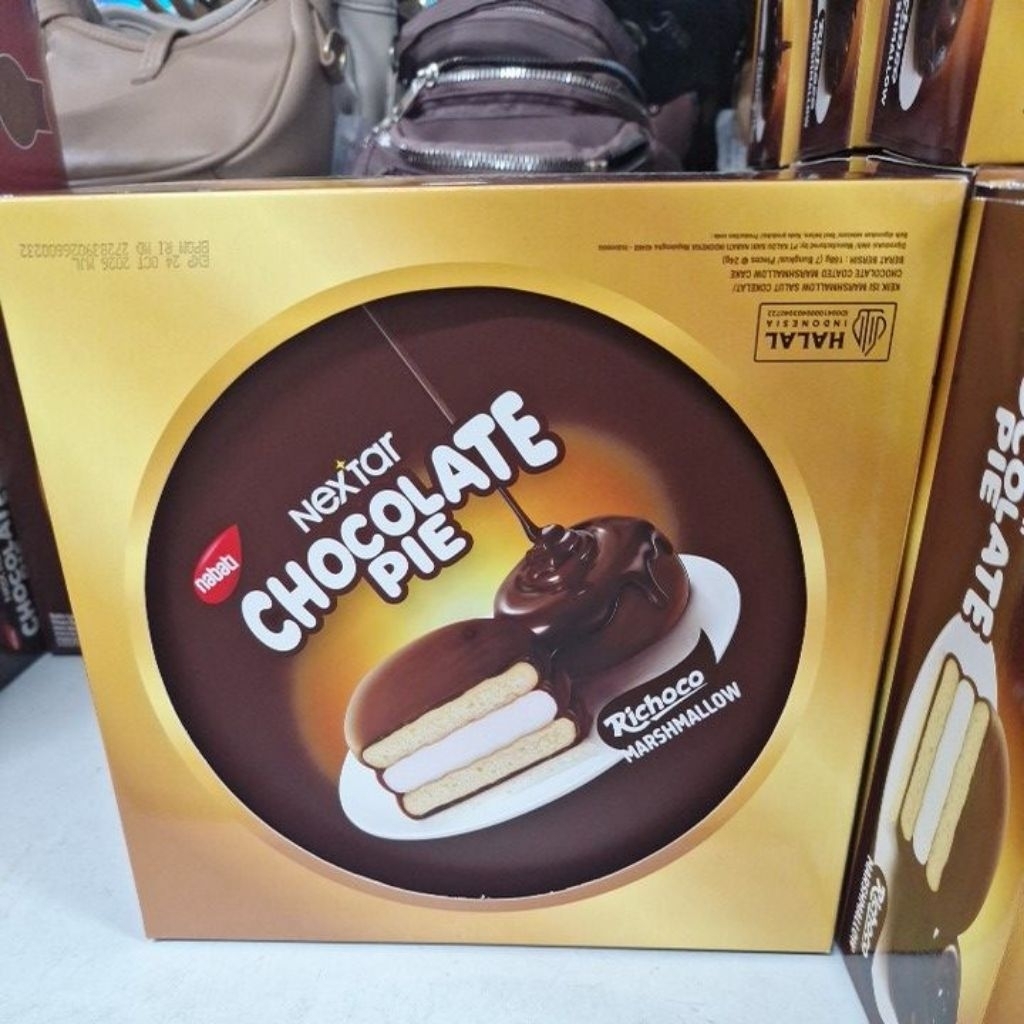 Nextar chocolate pie 168gr kaleng (7)