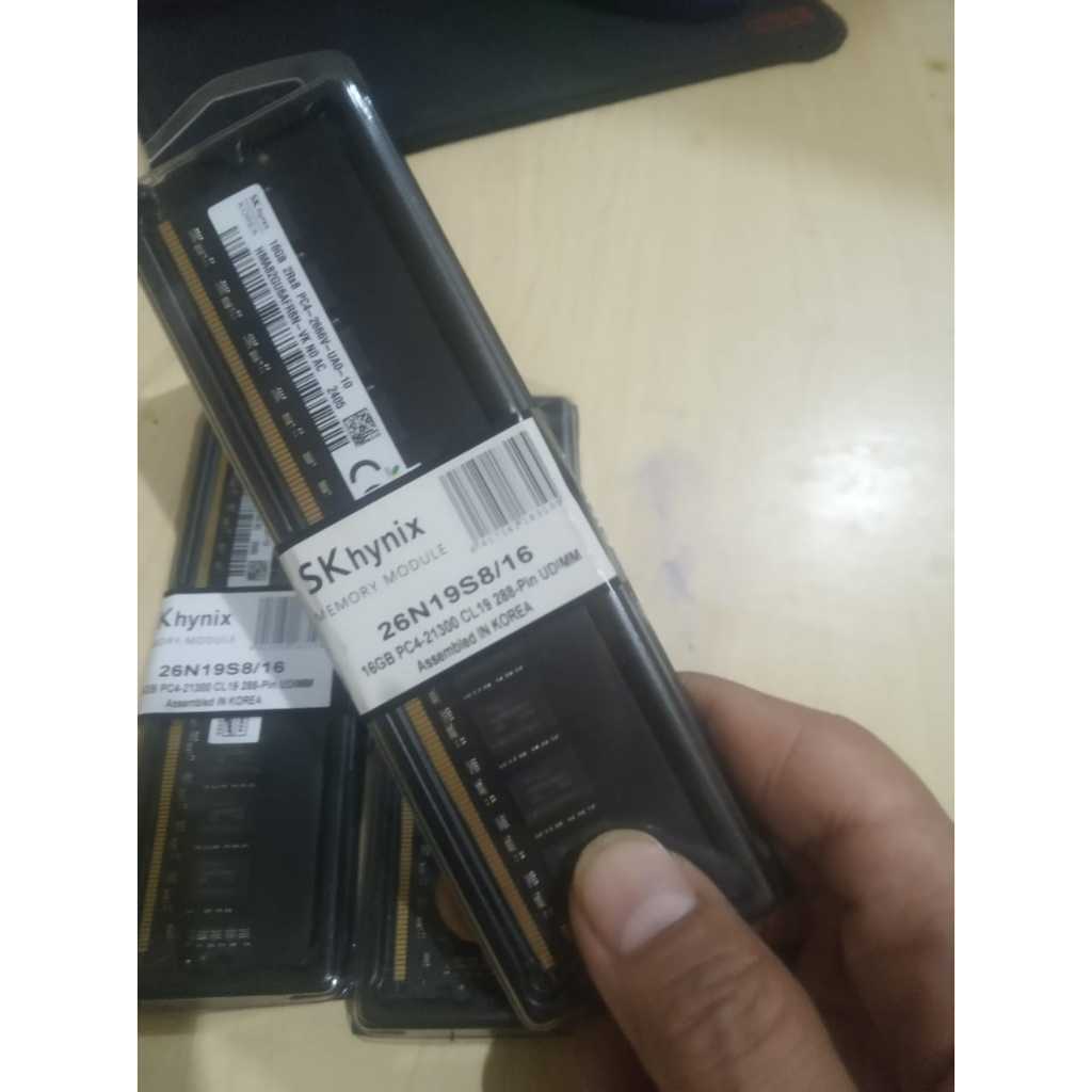 MEMORY RAM SK HYNIX 16GB DDR4 PC4-2666Mhz