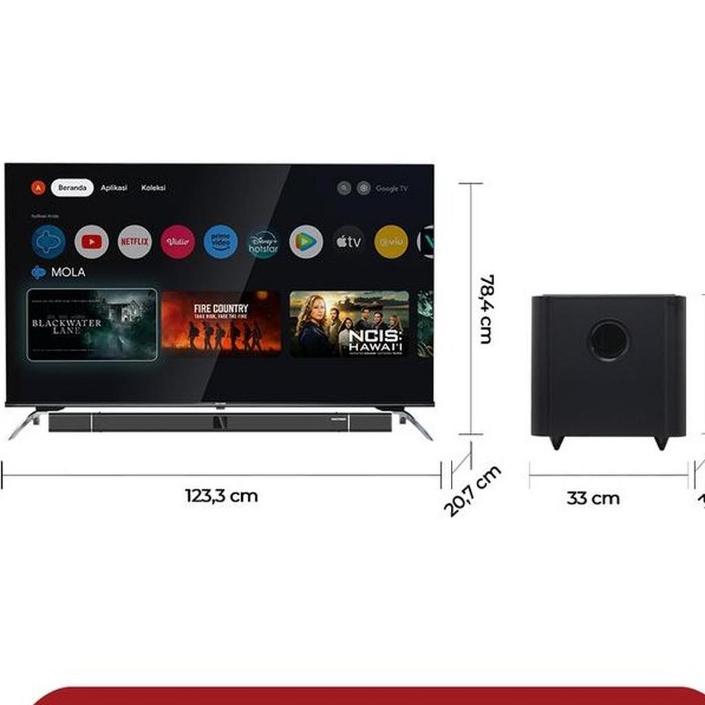 TV POLYTRON LED 55BUG5058