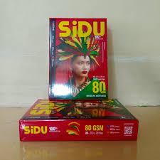 KERTAS HVS SIDU 80 GRAM A4 KUALITAS TERBAIK