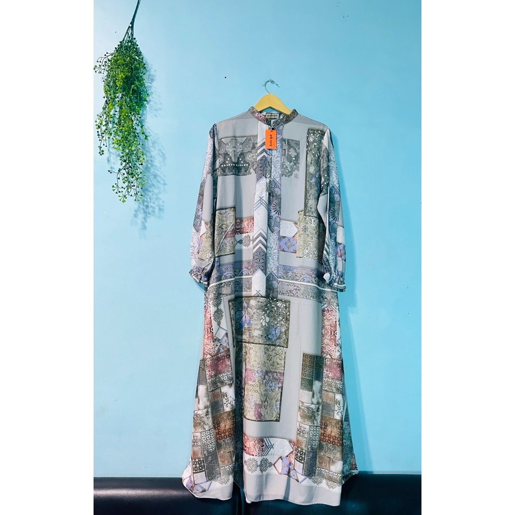 Migal hania Arabian crepe motif by Azalia hijab Grosir new bukan PL