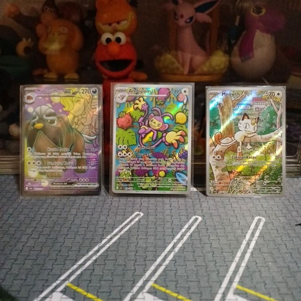 Mabosstiff Arvin EX, Meowth AR, Ambipom AR