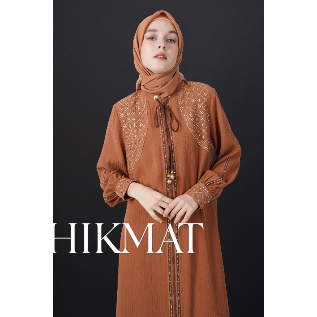 Abaya Hikmat A9266 Original Gamis Arabian turkey fashion