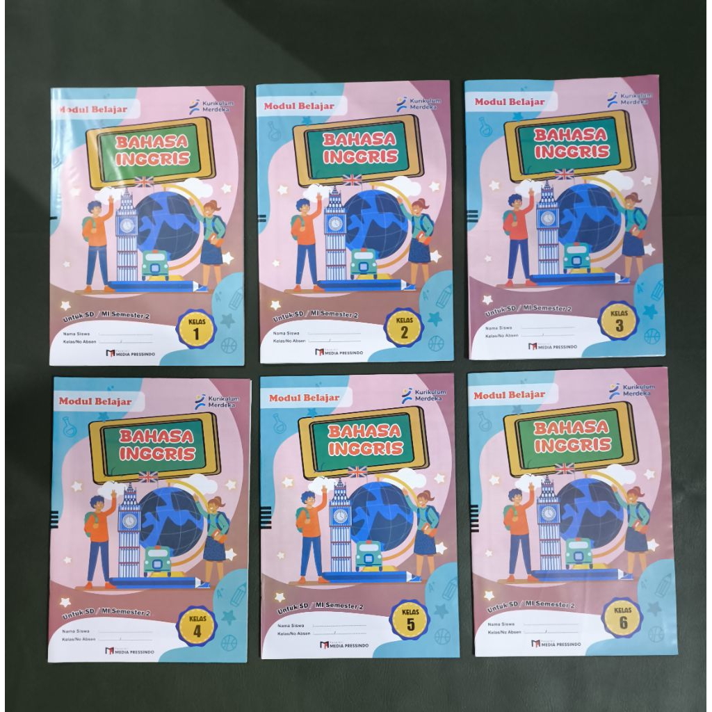 LKS Bahasa inggris  SD/MI kelas1.2.3.4.5.6 semester 2 Media Presindo
