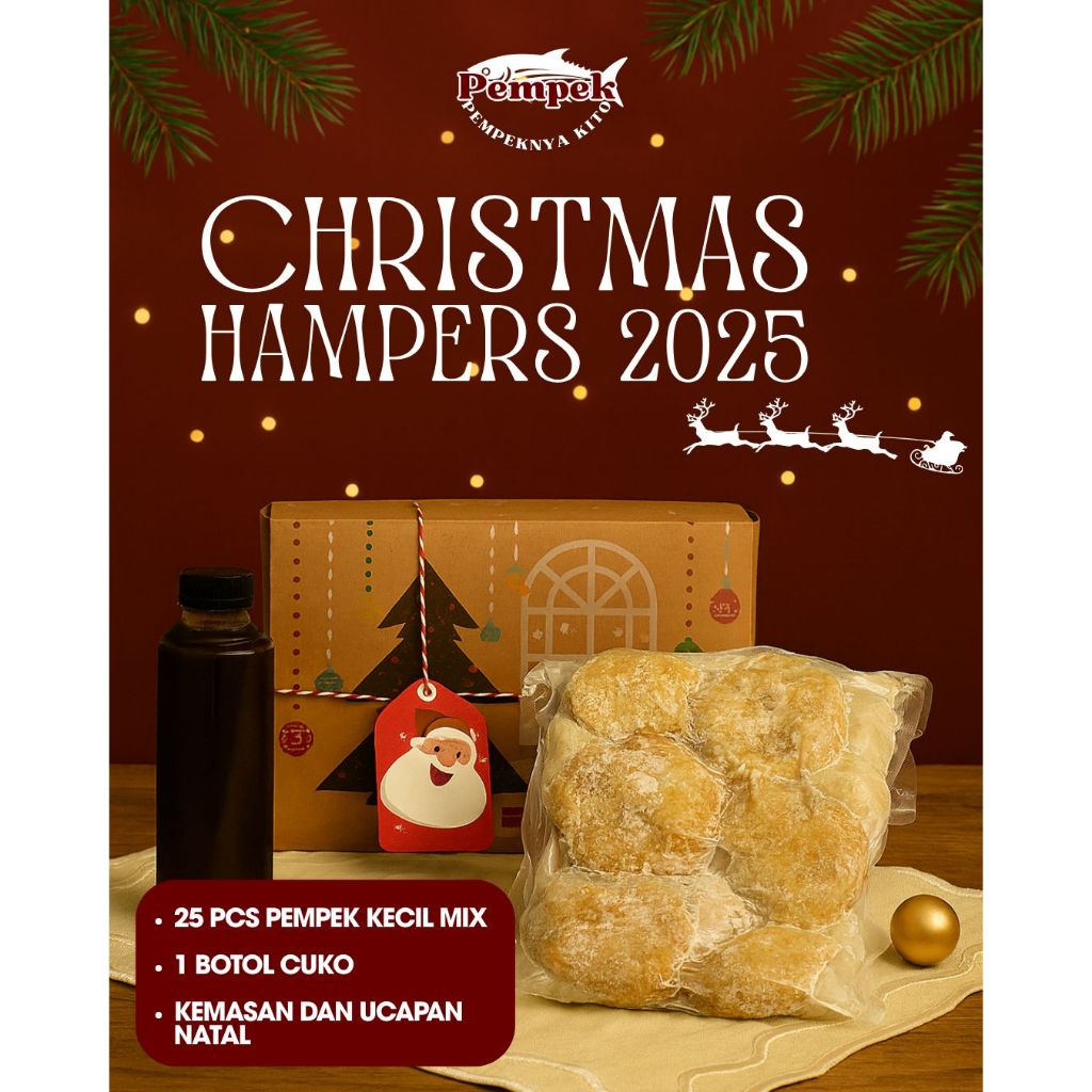 [READY STOCK] Hampers Natal Christmas Pempek - Santa Package
