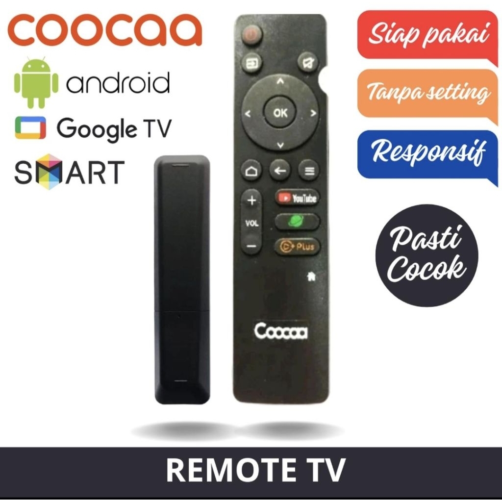 REMOT TV COOCAA SMART ANDROID 32S3U, 43S3U