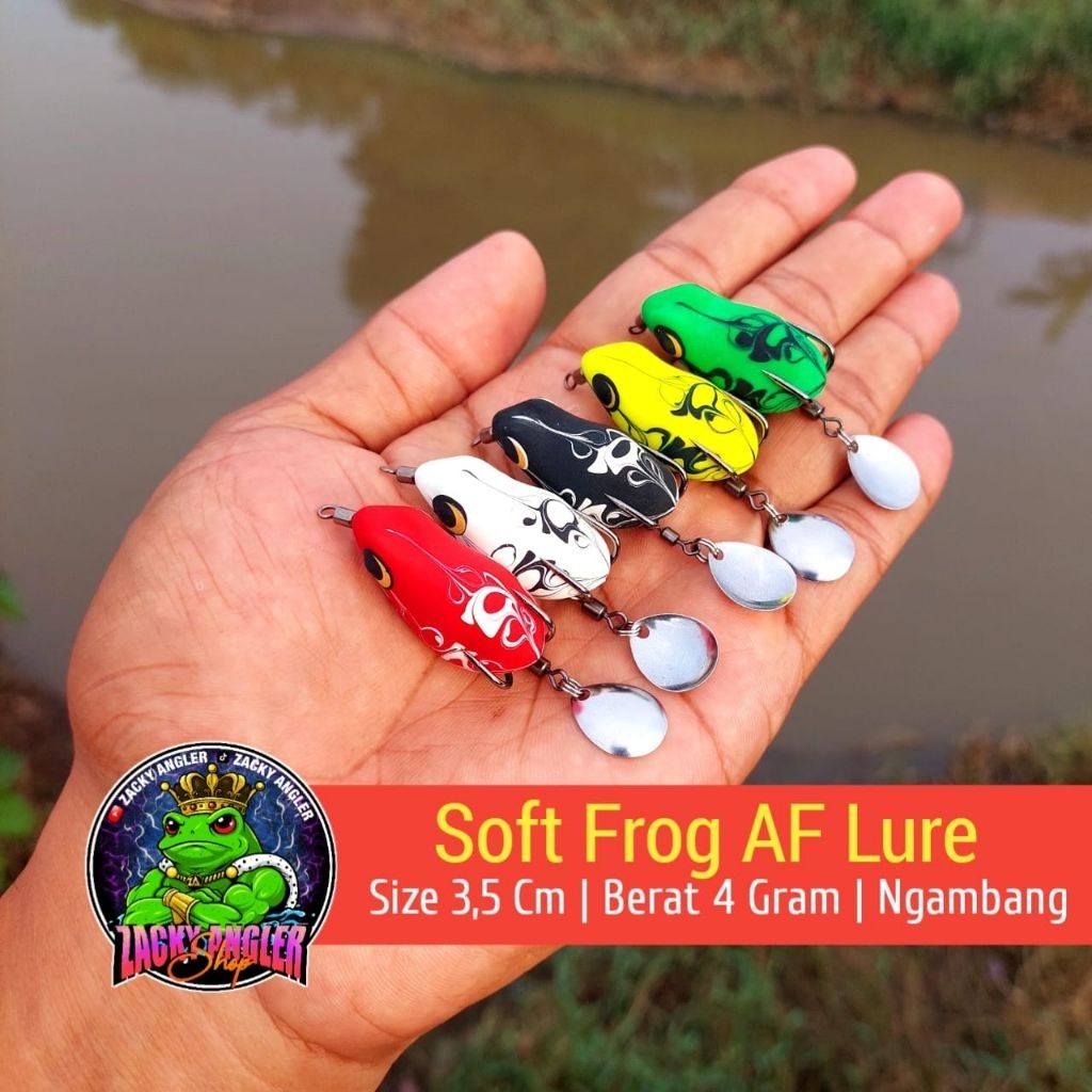 Soft Frog Mini AF Lure 3,5 Cm Umpan Casting Gabus