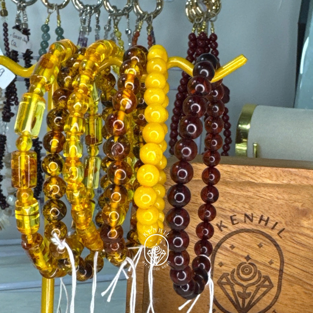 Gelang Amber / Red Amber / Flower Amber / Old Amber natural