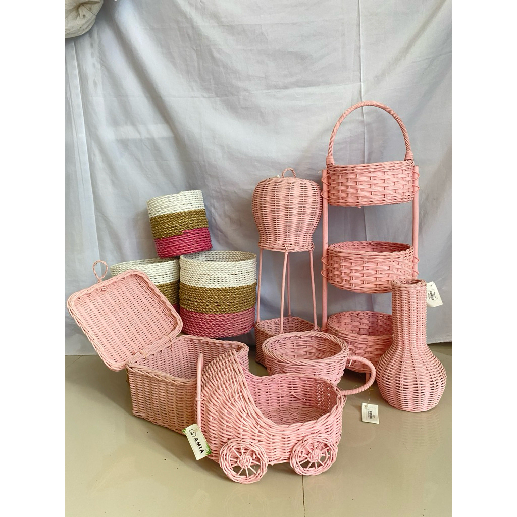 Paket Keranjang Rotan/Keranjang Rotan/Rotan Bali/Keranjang Bali/Keranjang Rotan