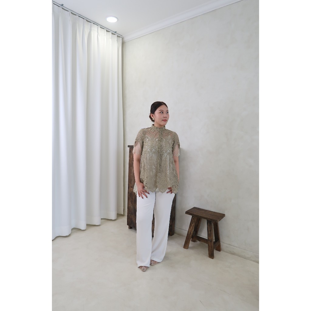 SarahDewanto Kebaya Prada Santili Pendek Hijau