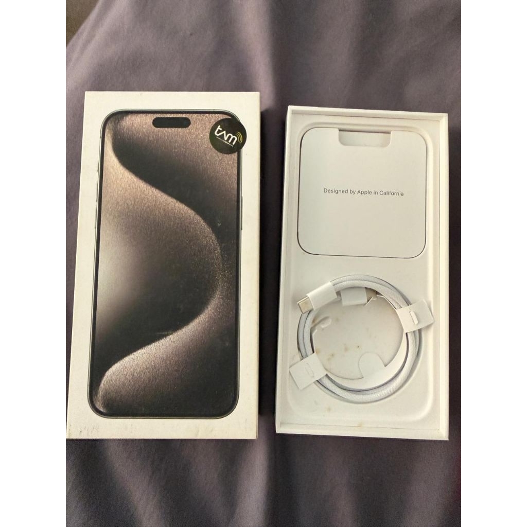 Iphone 15 pro max 256gb natural titanium