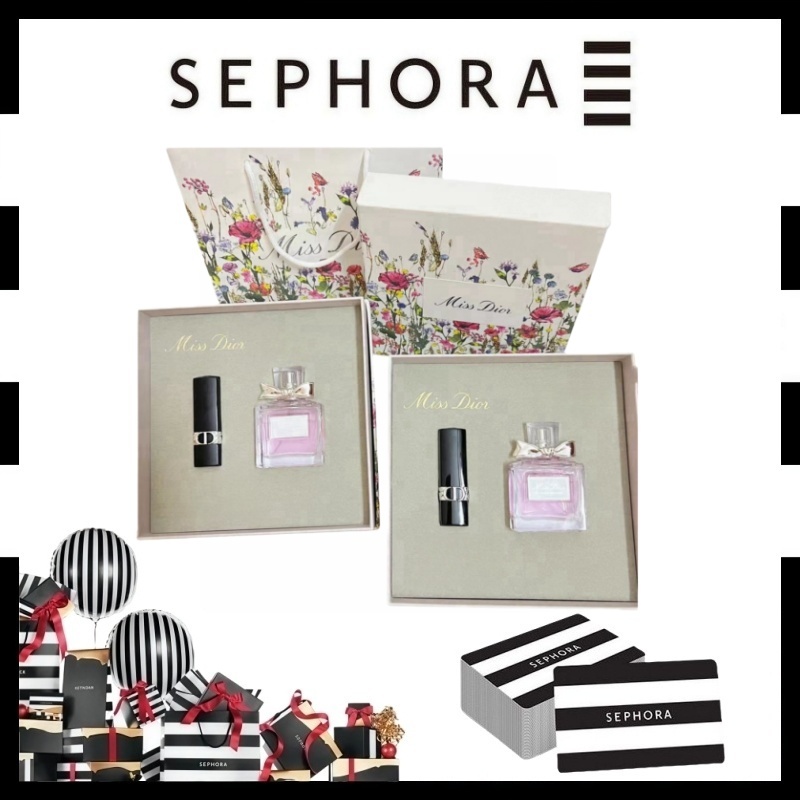 Dior Parfum Gift Set original |Miss Dior EDT 50ml +Dior lipstik Velvet #720 3.5gr Miss Dior Blooming