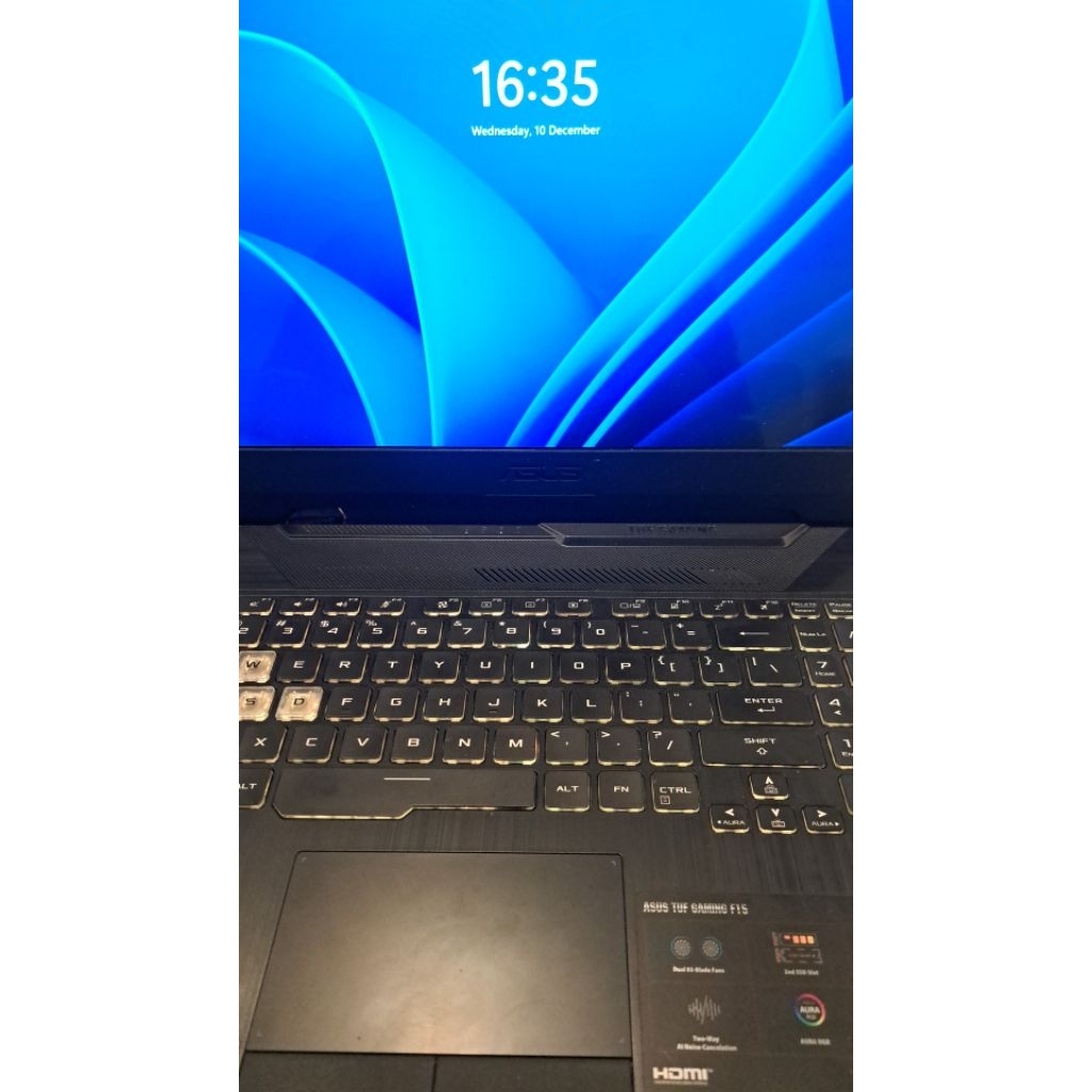 laptop asus tuf gaming f15