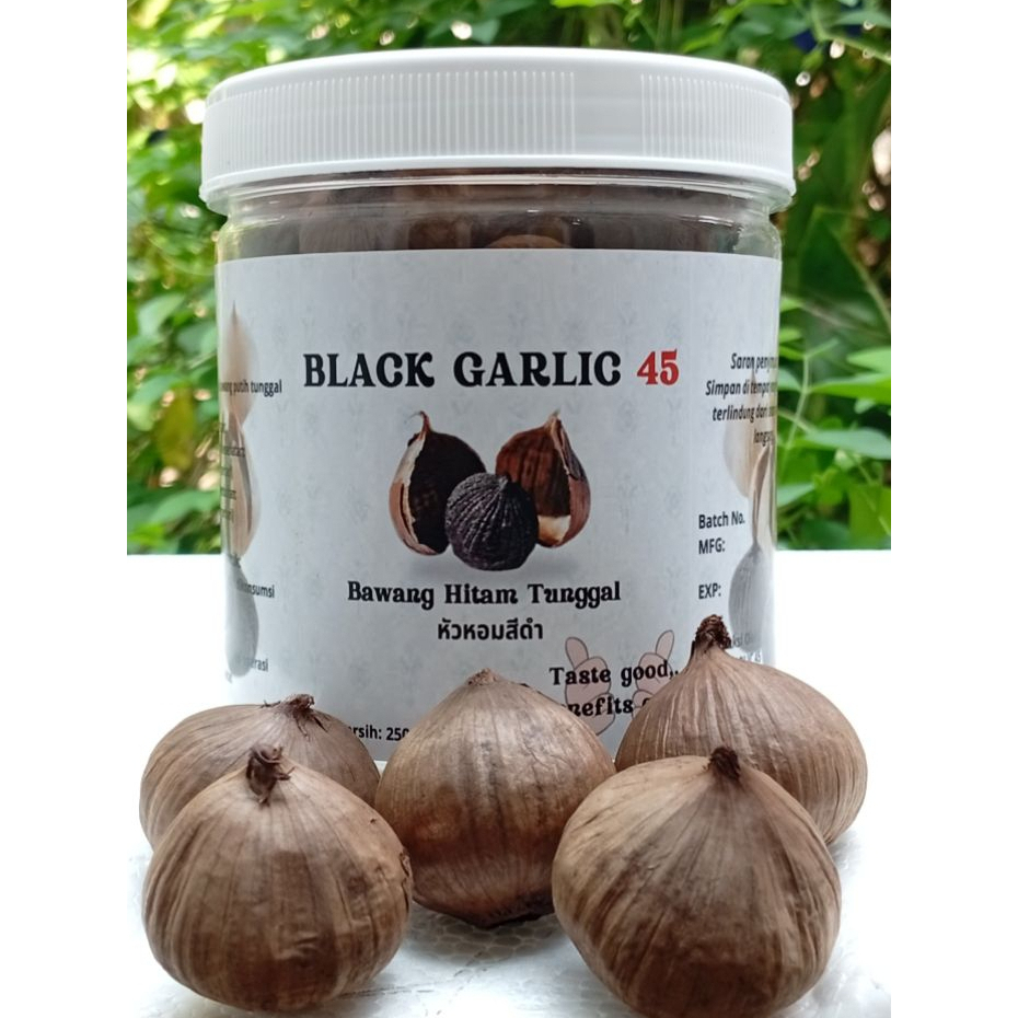 BLACK GARLIC TUNGGAL SOLO 250gram Bawang Hitam Tungal Lanang Untuk Kesehatan