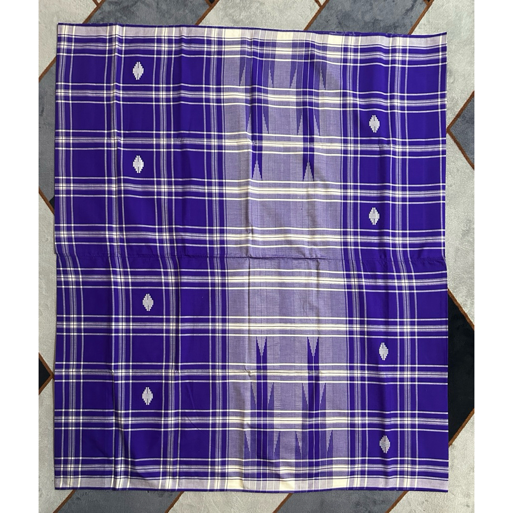 SARUNG TENUN SAMARINDA ASLI 100% SUTRA SPUNSILK MOTIF LIMITED