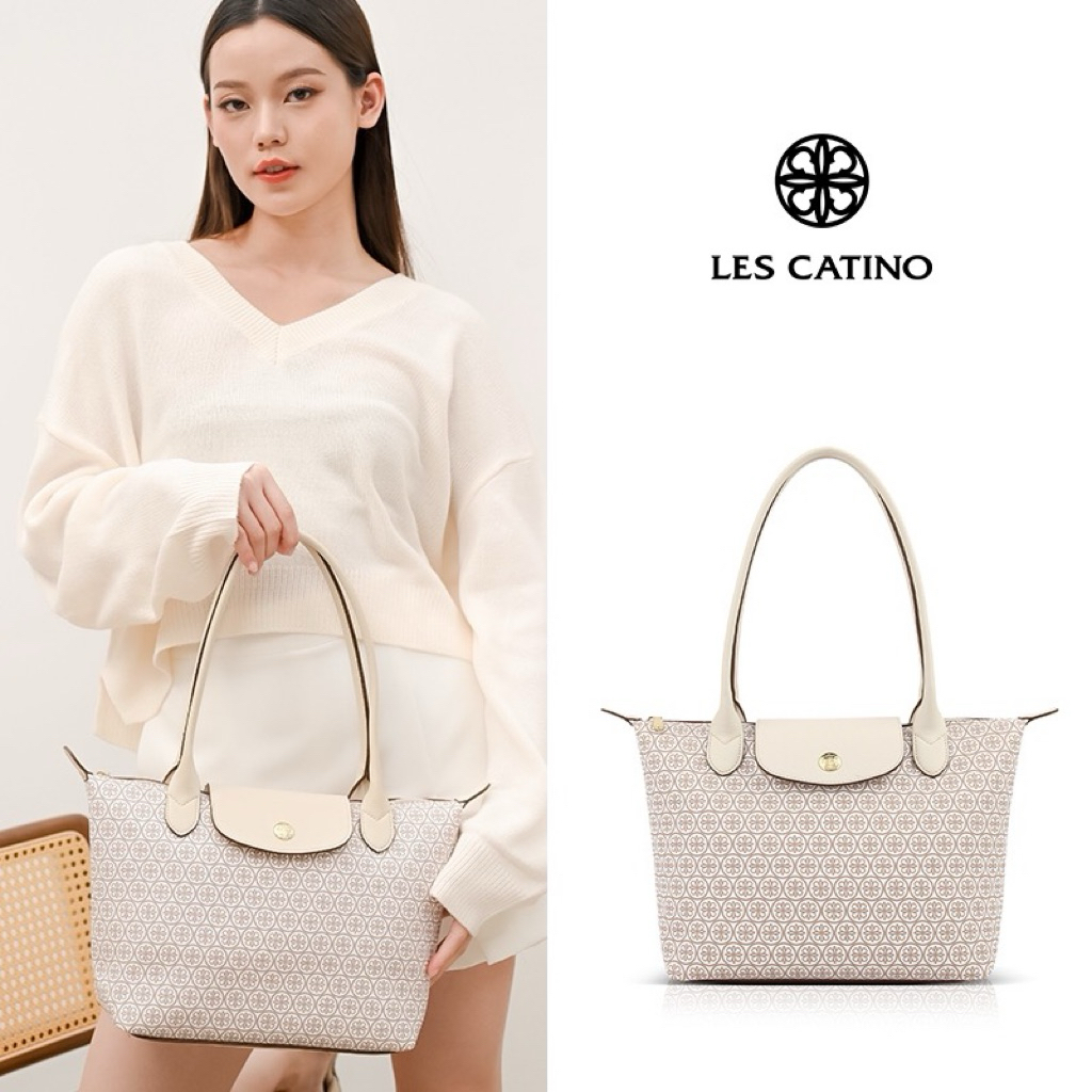 LES CATINO Tas bahu Retha Daisy Flap Tote bag