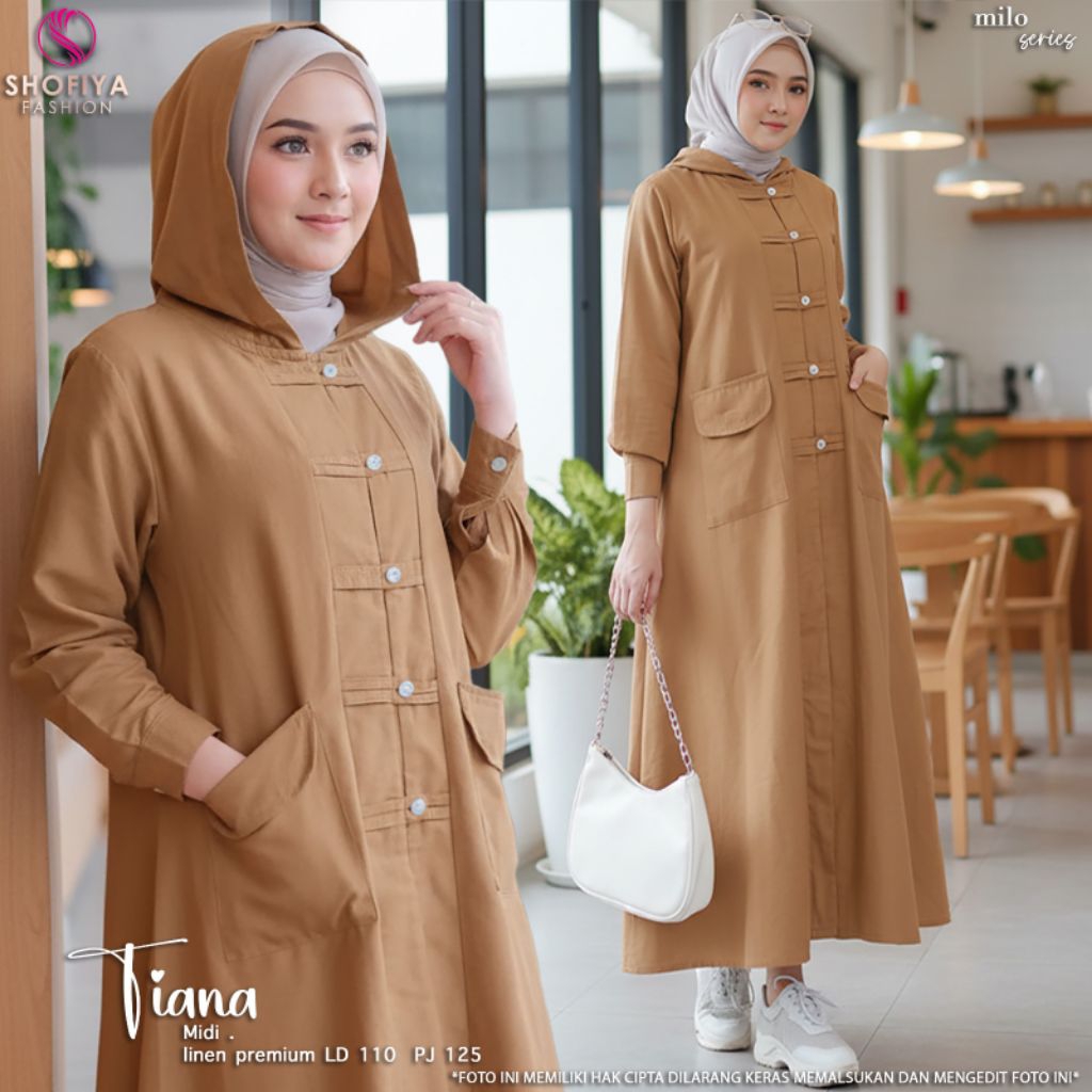 Riana Midi Dress By Shofiya