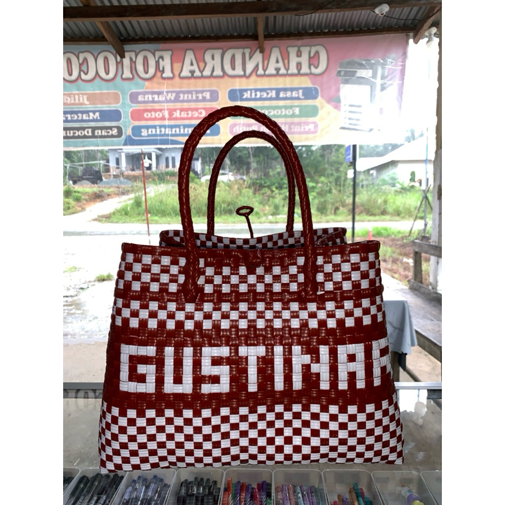 keranjang pasar anyaman tas jali