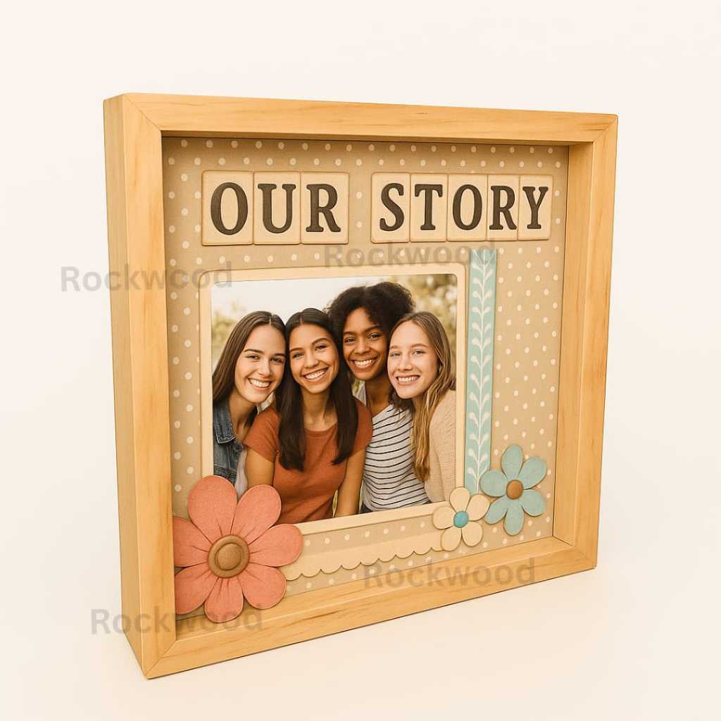 Bingkai Foto Pigura Frame Foto Scrapbook Photo Pigura 3D Frame