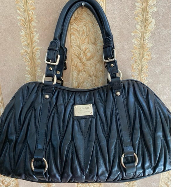 capacci handle bag fashion kulit