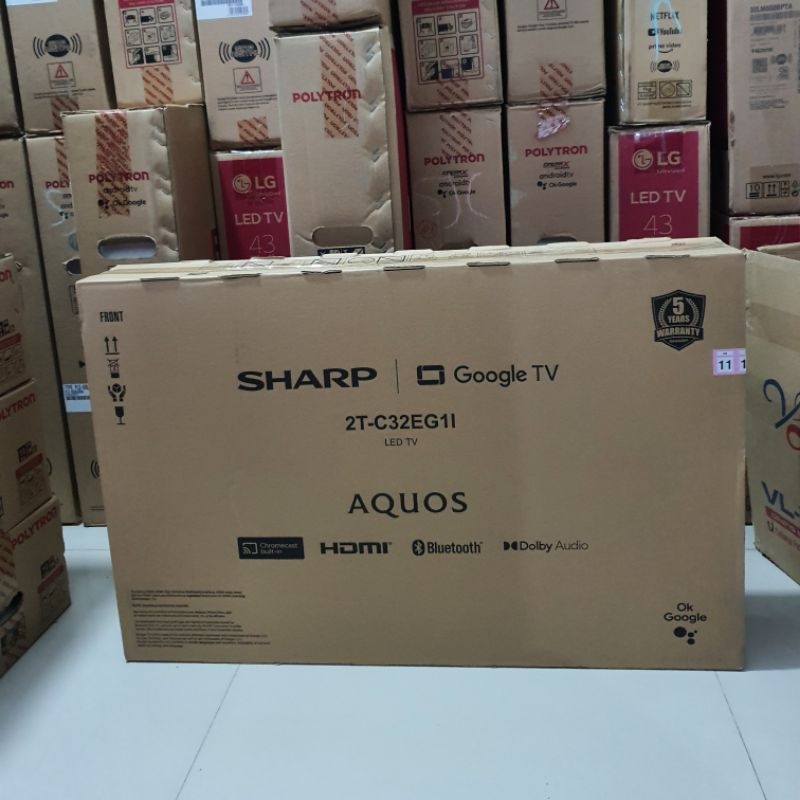 Led Tv Sharp 32 inch Android Google Tv Termurah di Palembang