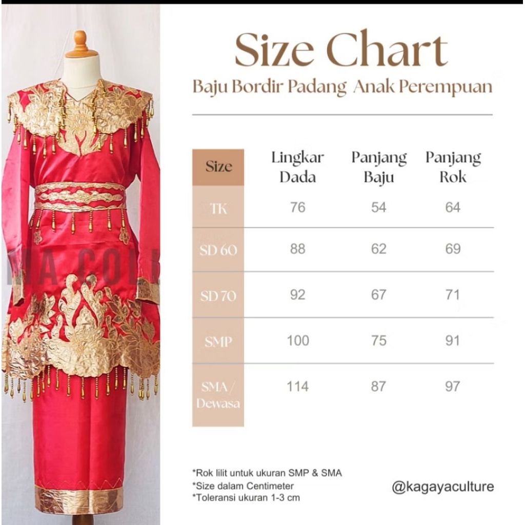 baju tari minang baju bordir minang smp/baju adat minang